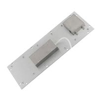 Clavier d'ordinateur industriel en métal à 65 touches, USB filaire, pour kiosque, avec pavé tactile ou trackball