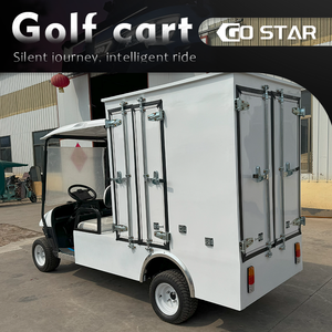 Voiturette <span class=keywords><strong>de</strong></span> golf biplace pour visites touristiques, équipée d'un grand bac isotherme, chariot <span class=keywords><strong>de</strong></span> transport <span class=keywords><strong>de</strong></span> boissons fraîches pour zones panoramiques - Product Image 3