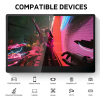 Monitor Portátil Sibolan de 16 Pulgadas IPS LED 1080p Full HD con Pantalla Táctil, Alimentación USB, Carcasa de Aleación de Aluminio para Juegos