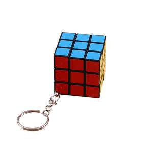 Mini Cubo de Rubik 3x3, Llavero de Juguete, Colgante de Forma Irregular de 3.5cm, Rompecabezas para Niños, Regalo Unisex - Product Image 4