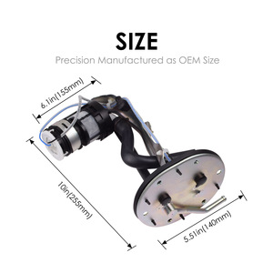 Fuel Pump <b>Assembly</b> For Honda GL1500 Gold Wing 1988-2000 <b>Engine</b> Compartment Replacement Part With Bracket Metal Construction - Product Image 2