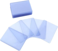 Protège-cartes PVC 3x4 à chargement par le haut pour cartes de baseball, de football, de Commander TCG, Pokémon – Personnalisable pour usage familial