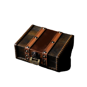 Classic Movie TV Props Decorative Rectangle Wood Modern Chinese Retro Jewelry <b>Storage</b> <b>Box</b> - Product Image 1