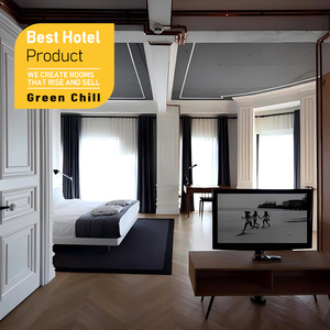 Ensemble de meubles de chambre d'hôtel sur mesure haut de gamme pour chambre d'hôtesse d'hôtel, appartement de luxe, construction d'intérieur hôtelier - Product Image 1
