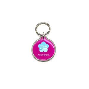 Alta calidad NFC programable URL <span class=keywords><strong>QR</strong></span> 213/215 personalizado epoxi llavero Animal etiqueta Logo tamaño <span class=keywords><strong>Circular</strong></span> 13,56 MHZ - Product Image 2