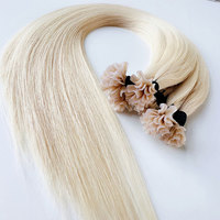 Extensions de cheveux en kératine à pointe Micro I U, vierges, alignées sur les cuticules, double épaisseur, Remy, 100 % cheveux humains européens, balayage, vente en gros