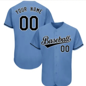 Ropa deportiva de béisbol personalizada para hombre, camiseta transpirable de secado rápido de LICRA/poliéster, manga corta, ajuste holgado con diseño personalizado - Product Image 3