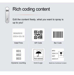 12.7mm hết hạn ngày in ấn máy cầm tay tiêm máy in cầm tay máy in phun - Product Image 6