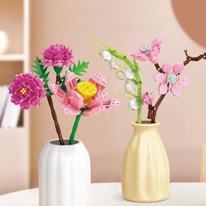 EPT Kreatives DIY-Modellbausteine-Set Blumen-<span class=keywords><strong>Narzissen</strong></span> Bauklötze Pflanzen-Bouquet Dekoration Geschenk für 5-7 Jahre - Product Image 5