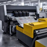 Imprimante DTF industrielle 60 cm à 4 têtes avec secoueur de poudre automatique pour l'impression de vêtements à haute vitesse