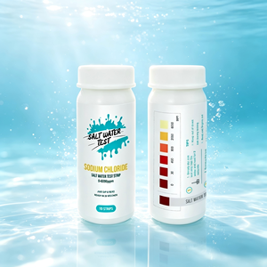 Bandes de test de salinité pour eau salée au chlorure de sodium (NaCl) (Modèle W-1) – Bandes de détection de salinité sur substrat plastique - Product Image 1