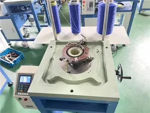 Máquina profesional de tejido de tela de acero, máquina de tejer textil