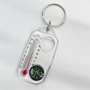 2024 portachiavi bussola magnetica termometro, Mini portachiavi bussola - Product Image 4