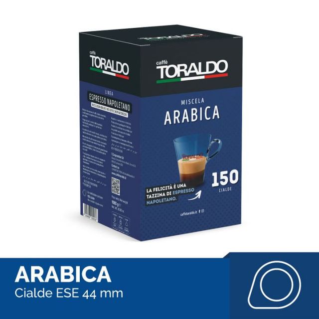 Toraldo 150 44mm Arabica Blend Coffee Pods K-Cups 0.11/ Pod