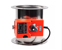 Ventes d'usine 304 vannes d'air électriques en acier inoxydable amortisseur de contrôle du volume amortisseur d'air électrique taille peut être personnalisé