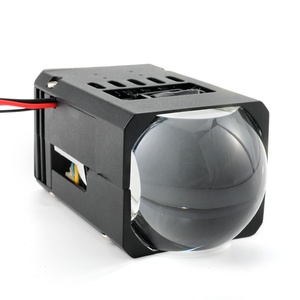 Fuerte disipación de calor 1,8 pulgadas M4 12V 6000K proyector cuadrado con luz láser Módulo de matriz de coche Mini lente de proyector Bi Led - Product Image 5
