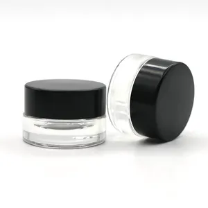 定制3g包装黑帽汽化器干蜡油透明玻璃罐容器