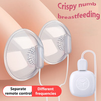 Vibrateur Puissant pour Poitrine, Tétine d'Aspiration et Léchage, Pompe à Seins Féminine, Massage des Seins, Jouets Sexuels pour Femme