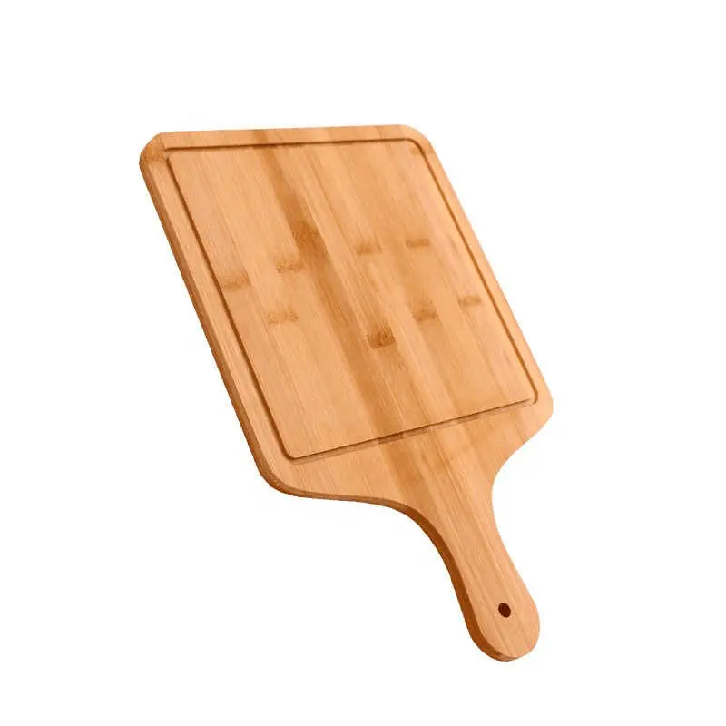 Çevre dostu ve yaratıcı bambu Pizza tahtası, ekmek tahtası , bambu kesme tahtası