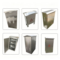 Armoire réseau extérieure étanche en acier inoxydable, sur pied, personnalisable, pour équipement de surveillance, amplificateur de puissance et commutateur