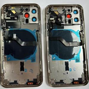 Coque Arrière Complète de Remplacement pour <span class=keywords><strong>iPhone</strong></span> <span class=keywords><strong>12</strong></span> <span class=keywords><strong>Pro</strong></span> <span class=keywords><strong>12</strong></span> Mini <span class=keywords><strong>12</strong></span> <span class=keywords><strong>Pro</strong></span> <span class=keywords><strong>Max</strong></span> <span class=keywords><strong>12</strong></span> 13 14 15, Pièces de Châssis avec Câble Flexible d'Alimentation - Product Image 4