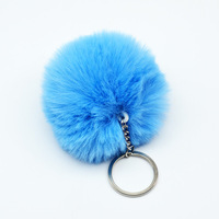 Porte-clés tendance en peluche, pompon en fausse fourrure de lapin, accessoires de décoration – Grande Vente