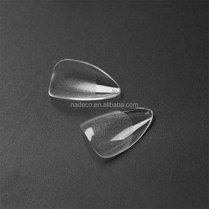 ปลายเล็บเจลใสแบบครึ่งด้านลายอัลมอนด์สำหรับต่อเล็บอะคริลิค - Product Image 3