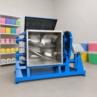 Pétrin double sigma avec lames en acier inoxydable et moteur DC, capacité 500L, spécial pour les usines de jouets, performance stable