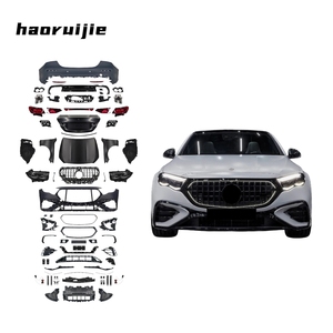 ชุดแปลงโฉมคุณภาพสูง pp W213 เป็น W214 E53 <span class=keywords><strong>AMG</strong></span> สำหรับ Mercedes-Benz W213 ปี 2016-2023 E200 E260 E300 ชุดแต่งตัวถังแบบ Facelift รุ่นเก่าเป็นรุ่นใหม่ - Product Image 1