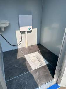Salle de bain mobile préfabriquée pour chantier, toilettes conteneurisées portables, écologiques, durables, pour usage extérieur - En promotion - Product Image 4