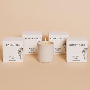AIKUN Elegantes Velas Aromáticas Personalizadas de Cera de Soja en Frasco de Vidrio, Aroma Duradero, Decoración para el Hogar en Ramadán, Hechas a Mano, Halloween - Product Image 5