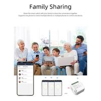 Module d'interrupteur intelligent Tuya Smart sans fil Wi-Fi mini 10A 1 canal avec contrôle vocal à distance Alexa Google et application Smart Home Life