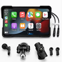 Layar GPS Motor Anti Air IP68 7 Inci Wireless CarPlay Android Auto Touchscreen, Produk Terlaris 2026