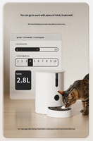 Fabrik preis Großhandel Smart Automatic Pet Feeder für Hunde Katzen Moderne WiFi APP Fernbedienung Timed Feeding Charge-Powered