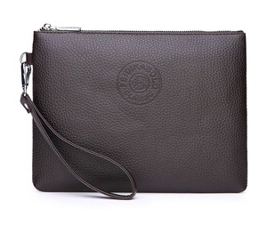 Nouvelle Pochette Homme Décontractée en Cuir PU, Grande Capacité, Sac à Téléphone, Portefeuille et <span class=keywords><strong>Porte</strong></span>-<span class=keywords><strong>Monnaie</strong></span> Doublé Polyester avec Fermeture Éclair - Product Image 6