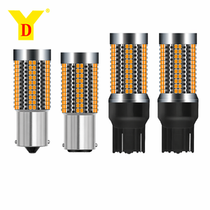 Bombilla <span class=keywords><strong>LED</strong></span> 1156 1157 7440 7443 4014 144SMD para Auto, Luz de Freno, Direccional, Reversa, Trasera, 12-24V, Carcasa Blanca, Ámbar, Roja, Negra - Product Image 1
