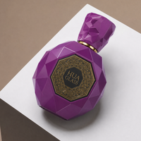 Botol Kemasan Kaca Desain Baru Elegan Unik Logo Kustom Botol Parfum Mewah Dengan Kotak Botol Parfum Kosong