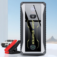 PONFLY Portable Multi Fonction Super Condensateur 10000mAh Multi-fonction Batterie Booster 12V Jump Starter Power Bank pour Voiture