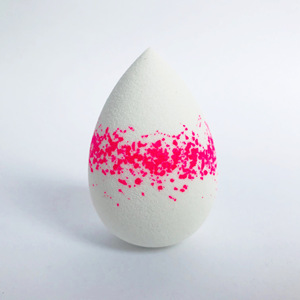 Goutte d'eau visage lavable en gros maquillage mélangeur éponge douce beauté cosmétique éponge bouffée guirlande oeufs de pâques fond de teint violet - Product Image 6