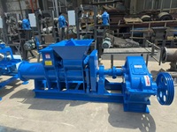 Machine manuelle de fabrication de briques en terre cuite avec extrudeuse sous vide pour la production de briques autobloquantes pour la construction, populaire en Afrique