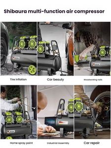 <span class=keywords><strong>Compresseur</strong></span> d'air portable industriel 220V à piston, <span class=keywords><strong>sans</strong></span> <span class=keywords><strong>huile</strong></span>, silencieux, refroidi par air, <span class=keywords><strong>100L</strong></span>/min, du meilleur fabricant - Product Image 6