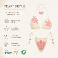 Bikini au crochet de qualité supérieure, design unique, service OEM, vêtements de plage, ensemble de bikini pour femmes