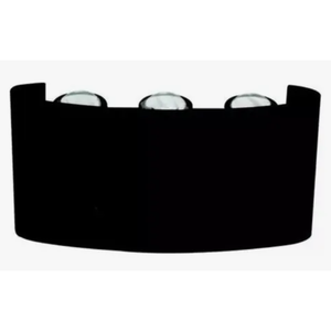LED moderna lampada da parete 16W luce calda nera di lusso applique per il bagno soggiorno esterno casa striscia di ombra 220V tensione di ingresso - Product Image 5