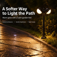 Lampe de jardin LED moderne personnalisée 24W, éclairage extérieur à LED haute efficacité et économie d'énergie pour hôtels et complexes hôteliers, fabricant pour les acheteurs