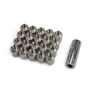 Getitall Wheel Nuts 19mm Across <b>Flats</b> 35mm Long 304 Stainless Steel With Socket For Car Modification - Product Image 5