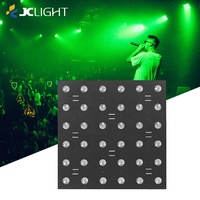 36 pièces de lumières matricielles LED dorées avec LED de fond, contrôle DMX512, indice de protection IP33, garantie de 3 ans - Éclairage de scène