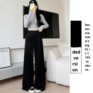 <span class=keywords><strong>Pantalon</strong></span> de survêtement vintage rose taille haute coupe bootcut pour <span class=keywords><strong>femme</strong></span>, décontracté <span class=keywords><strong>et</strong></span> sportif, Printemps Automne 2025 - Product Image 6