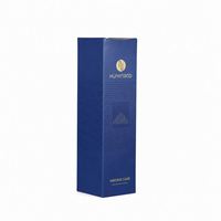 Caja de Regalo de Whisky de Cartón Personalizada de Alta Calidad OEM, Empaque Individual de Lujo para Licores Azules