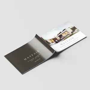 Desain baru brosur Offset pencetakan warna Flyers Digital kartu bisnis Booklet produk katalog cetak dipersonalisasi