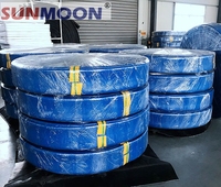 Tuyau plat carré en TPU de 6 pouces, 50 bars, flexible, durable, haute pression, pour le drainage des mines de charbon